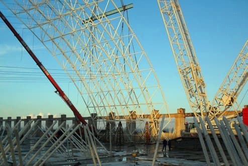 雅安加油站网架安装